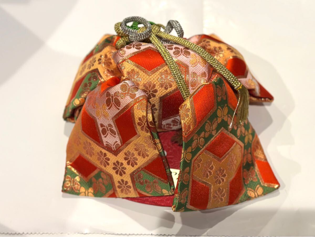 超美品　 超高級(jí)品　日本舞踴　七五三　作り帯　正絹総絞り帯揚(yáng)げ　手提げ　正絹総絞り髪飾り　セット アンティーク 昭和レトロ 著物　