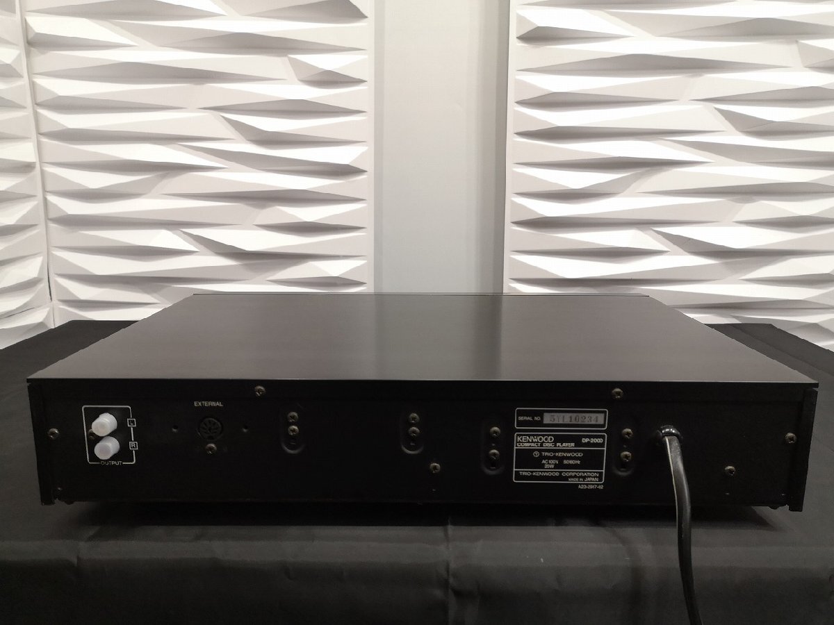 ◆大感謝祭!!◆定価15萬円?1985年発売フラッグシップ◆KENWOOD DP-2000/dp2000 CDプレーヤー?ケンウッド◆整備済◆下取歓迎 m0d7856