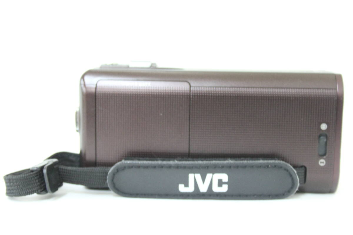 【返品保証】 【録画再生確認済み】JVC GZ-V675-T ブラウン 12MEGA F1.2 バッテリー付き ビデオカメラ v9542_画像3