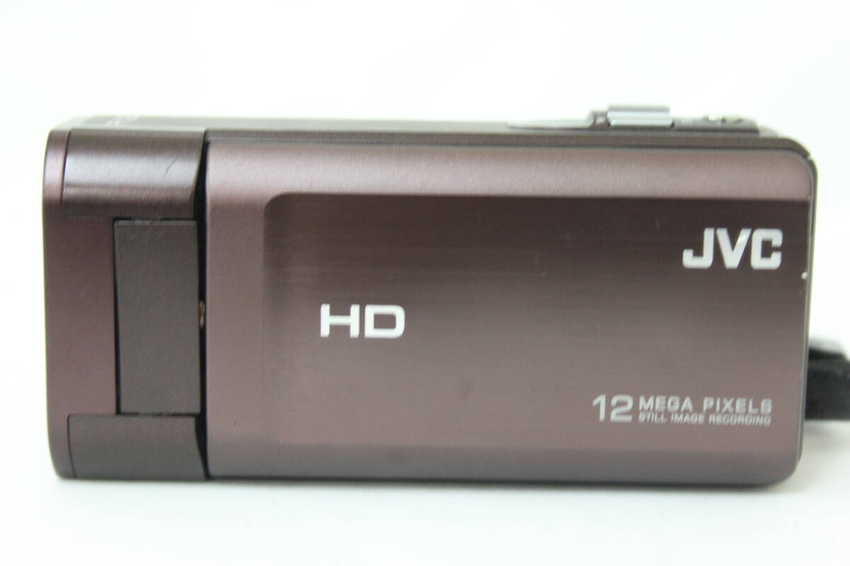 【返品保証】 【録画再生確認済み】JVC GZ-V675-T ブラウン 12MEGA F1.2 バッテリー付き ビデオカメラ v9542_画像5