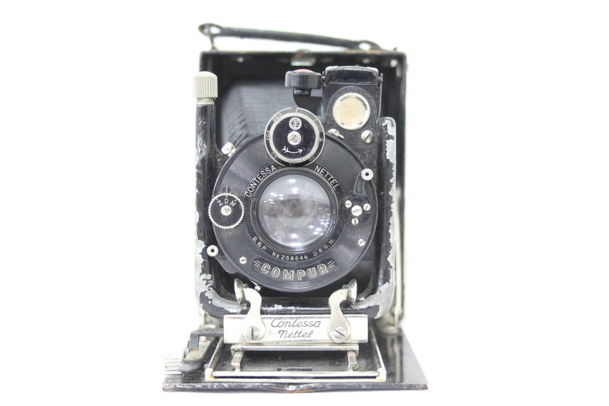 【訳あり品】 Contessa nettel Carl Zeiss Jena Tessar 12cm F4.5 蛇腹カメラ M300_画像2