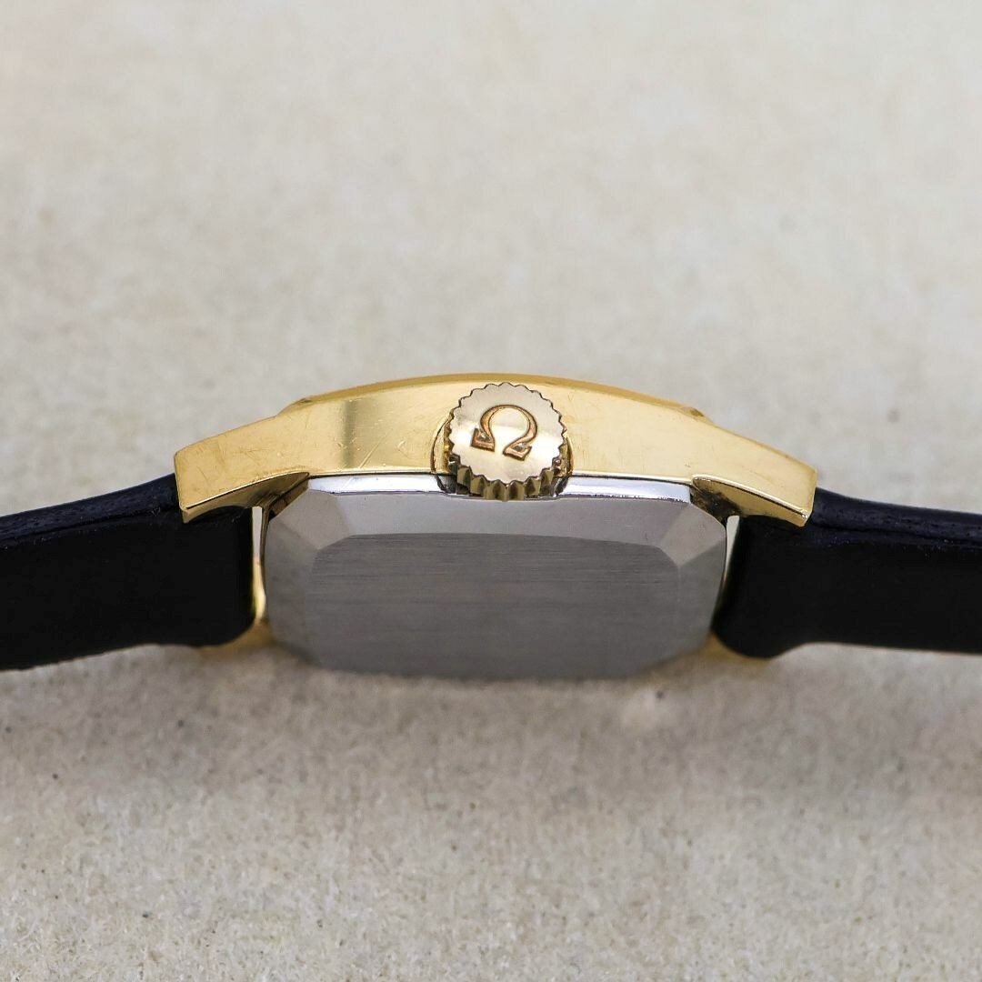 稼働 OMEGA DE VILLE 腕時計 手巻き 機械式 レディース レザー 稼働 OMEGA DE VILLE 腕時計 手巻き 機械式 レディース レザー