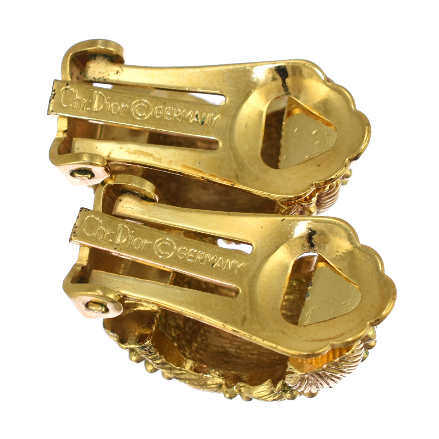  Christian Dior серьги Gold цвет обе уголок для Vintage аксессуары Christian Dior