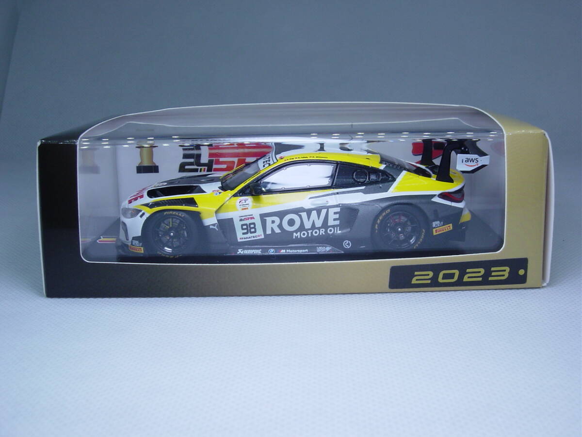 spark 1/43 BMW M4 GT3 ROWE Racing Winner 24H Spa 2023 #98 P.Eng/M.Wittmann/N.Yelloly スパ・フランコルシャン24時間レース