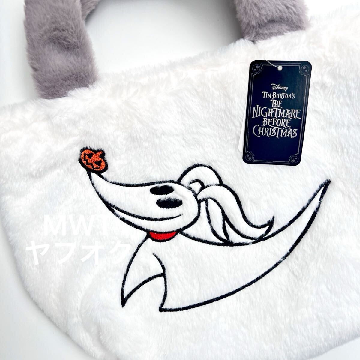 124109361 ファーバッグ　ゼロ　レディース　ファッション　バッグ　ポーチ　財布　ディズニー　ナイトメア　クリスマス　ジャック　MWT