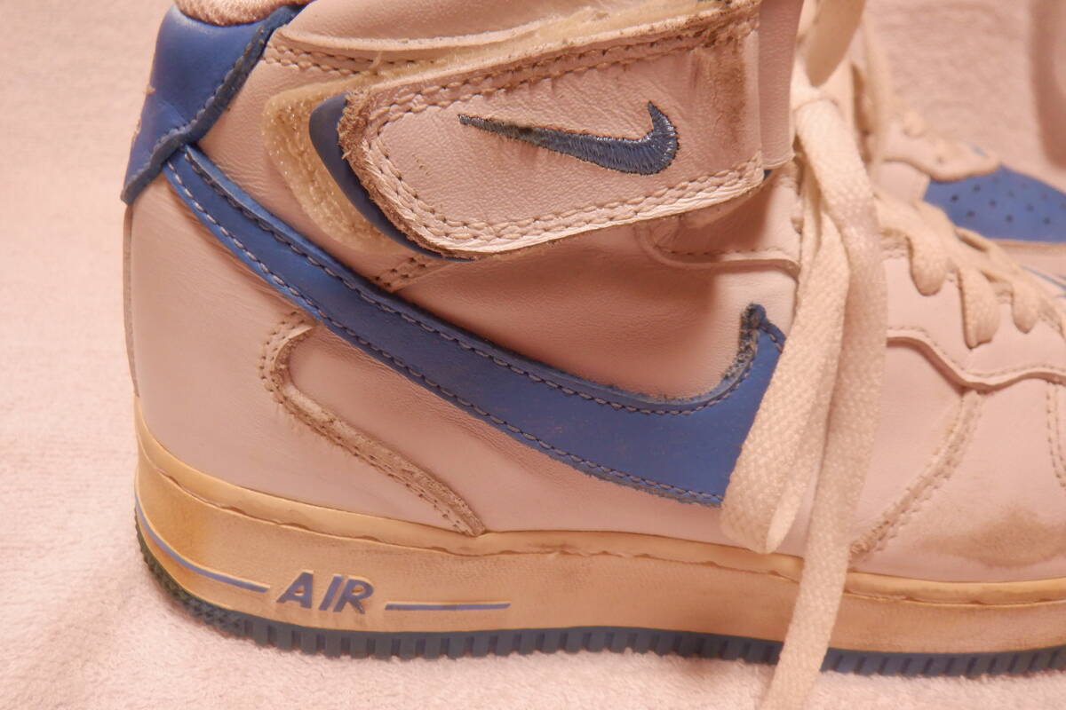 NIKE AIR FORCE 1 MID サイズ26.5㎝ ヴィンテージ レア エアフォース1 水色_画像10