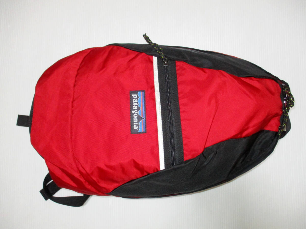 USA製☆ patagonia 　パタゴニア　 バックパック リュック 　48400　 赤×黒　 FA00 　ビンテージ　　　（３E　タハ２