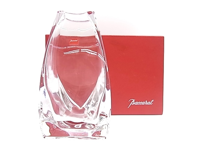 e12593　Baccarat　バカラ　マサイ　フラワーベース　花瓶　元箱