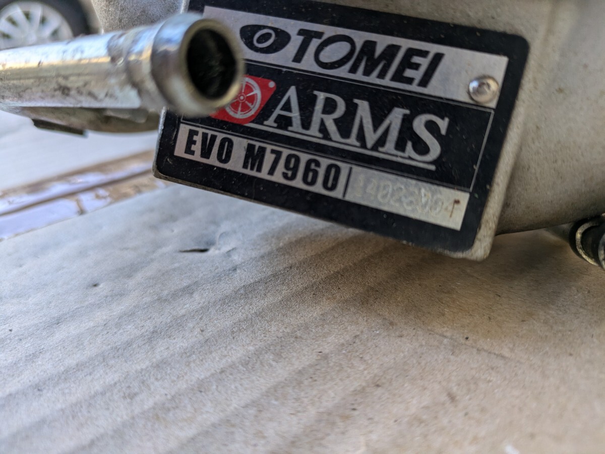 実働品 TOMEI M7960 タービン ランサーエボリューション 実働品 TOMEI M7960 タービン ランサーエボリューション