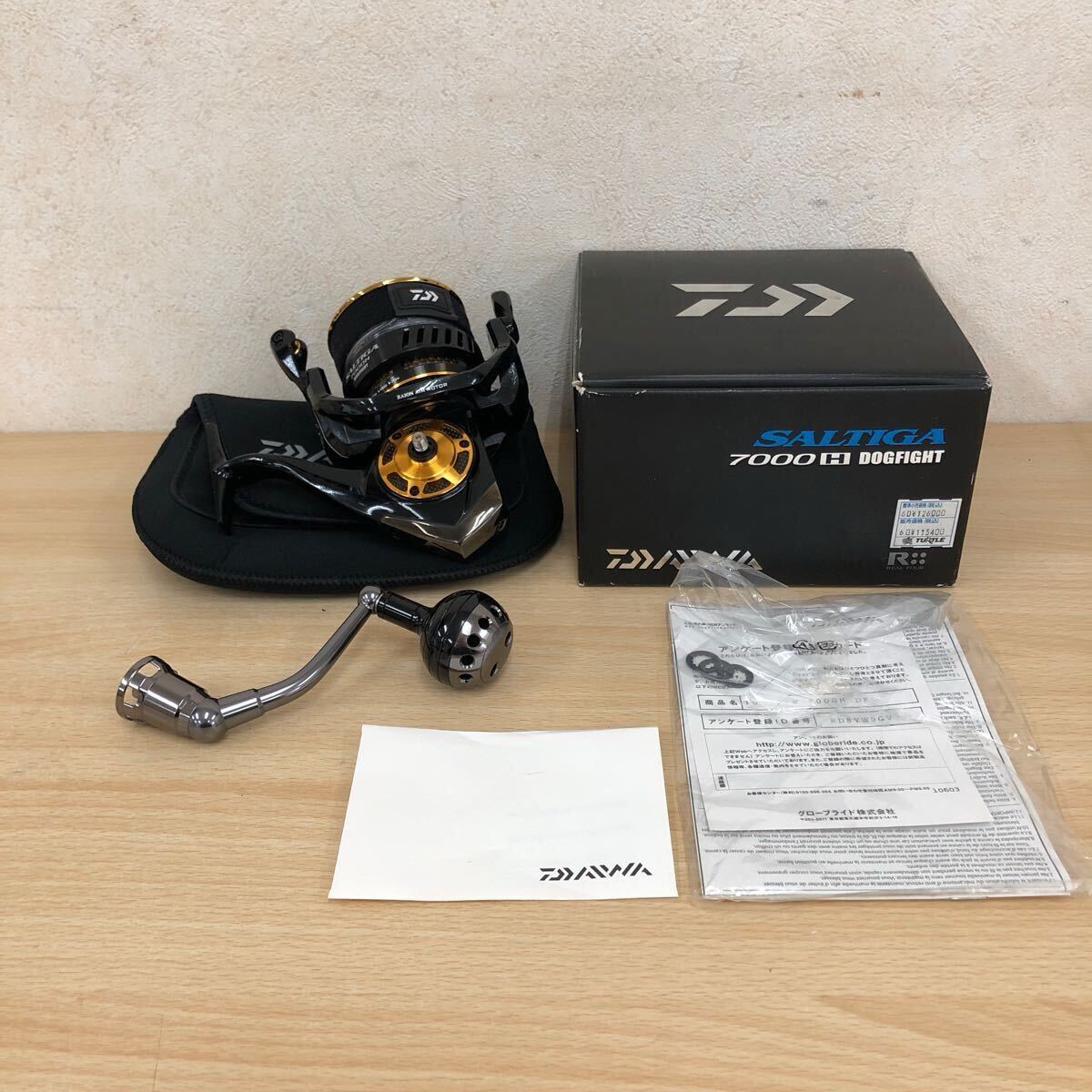 中古品 リール ダイワ DAIWA 10 ソルティガ 7000H DOG FIGHT SALTIGA 00059532 フィッシング用品・釣具関連