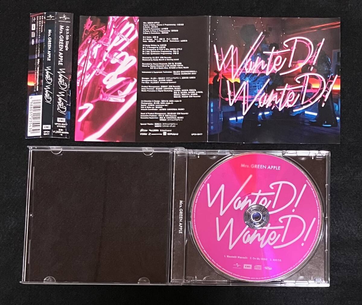 送料無料 Mrs GREEN APPLE シングル Wanted Wanted CD ミセス
