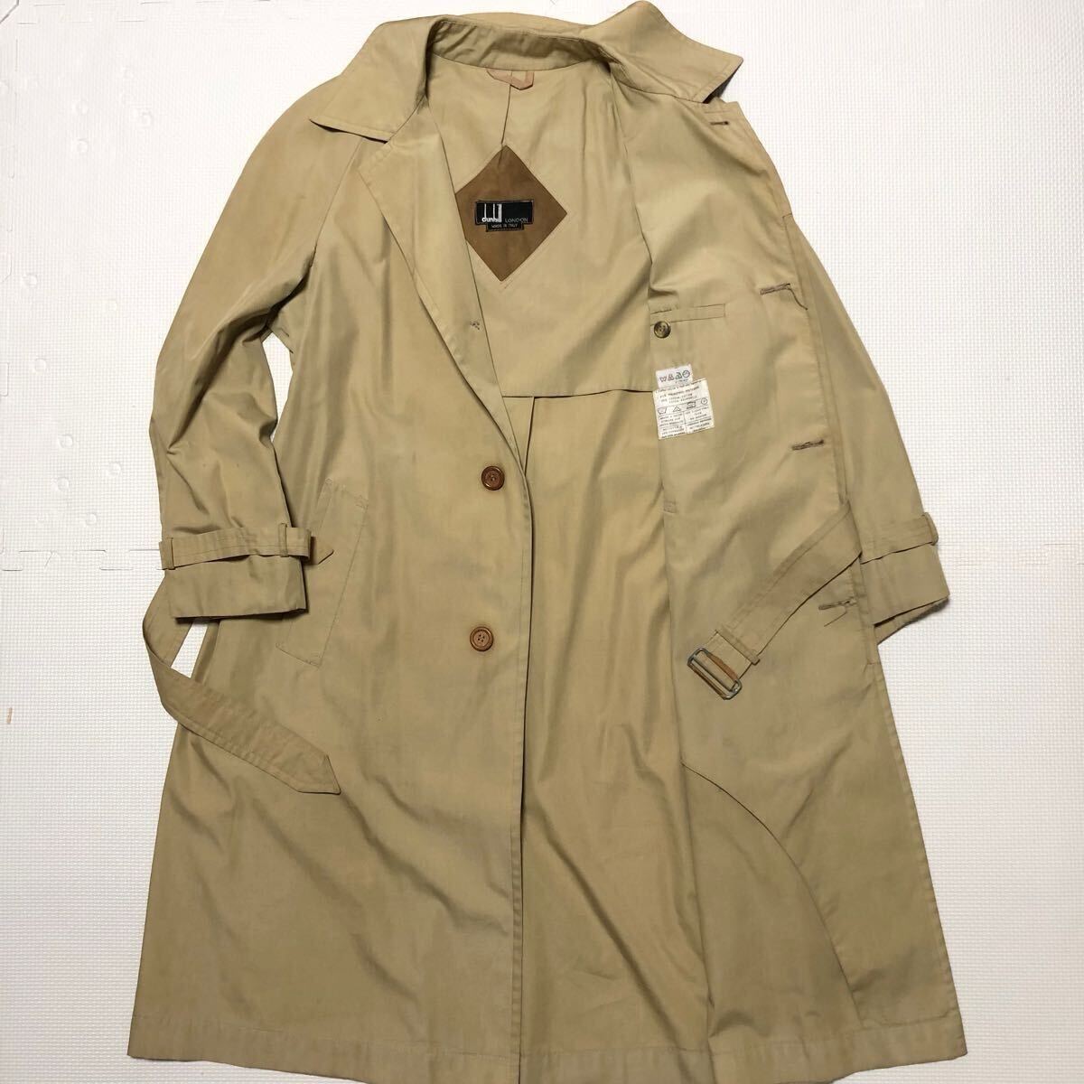 dunhill ダンヒル シングルトレンチコート ベルテッドロング dunhill ダンヒル シングルトレンチコート ベルテッドロング