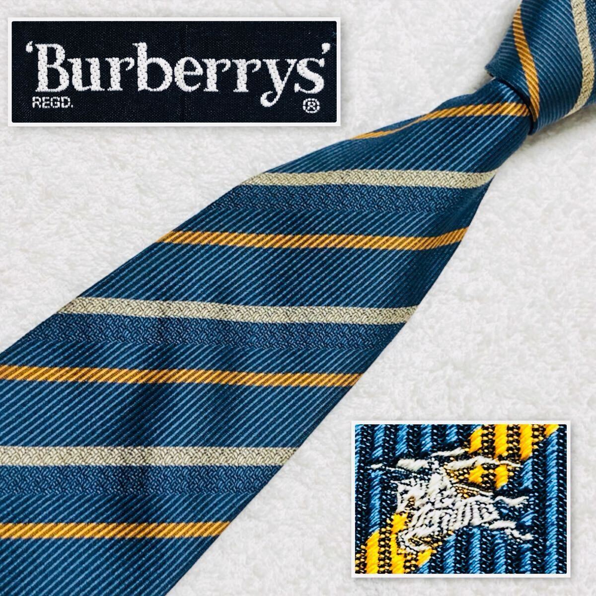 Burberrys バーバリー ネクタイ レジメンタルストライプ ホース Burberrys バーバリー ネクタイ レジメンタルストライプ ホース