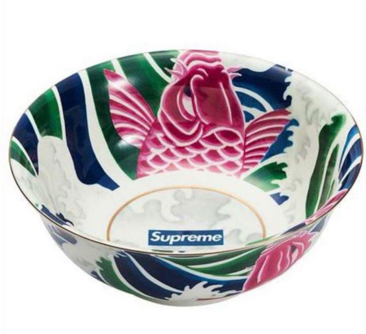 20SS Supreme Waves Ceramic Bowl Supreme обыкновенный карп керамика миска мир рисунок новый товар не использовался 