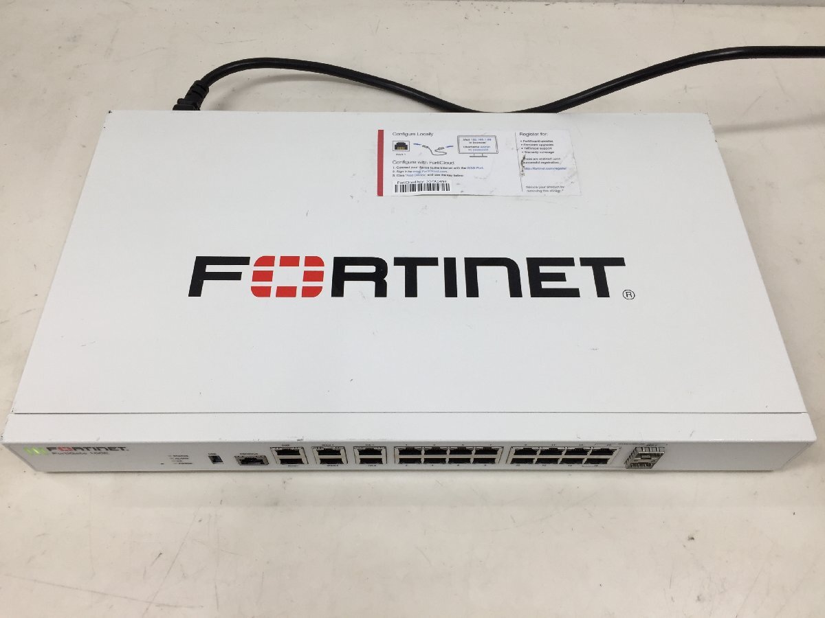 Fortinet【FG-100E】FortiGate-100E 初期化済 ライセンス Fortinet【FG-100E】FortiGate-100E 初期化済 ライセンス
