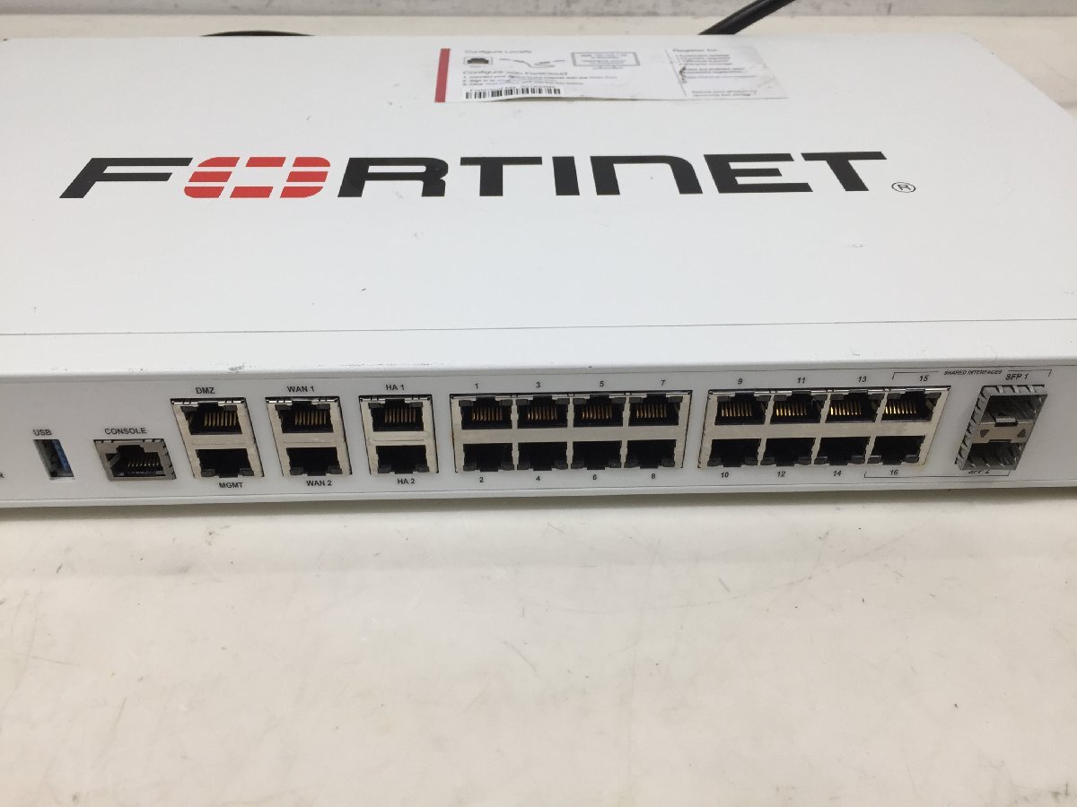 Fortinet【FG-100E】FortiGate-100E 初期化済 ライセンス Fortinet【FG-100E】FortiGate-100E 初期化済 ライセンス
