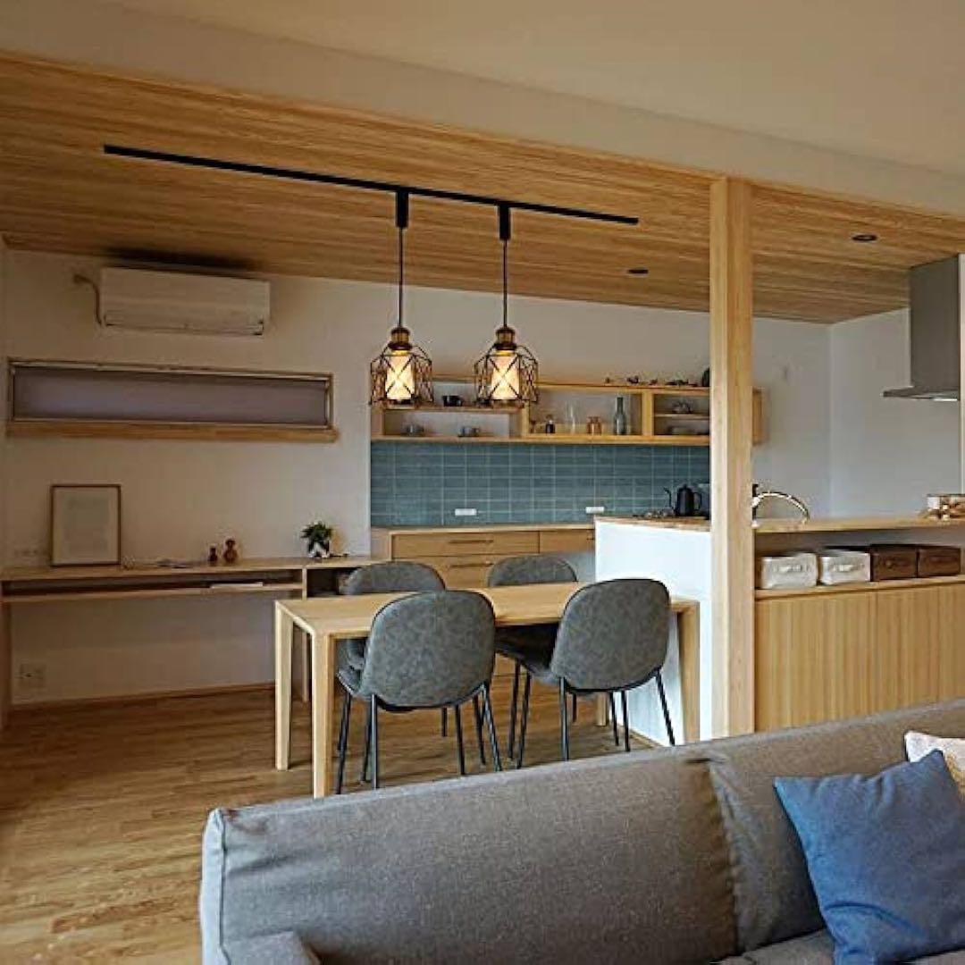 【新品未使用】おしゃれなヴィンテージ ペンダントライト 3個セット【高さ調整可能＆個性的デザイン】E26