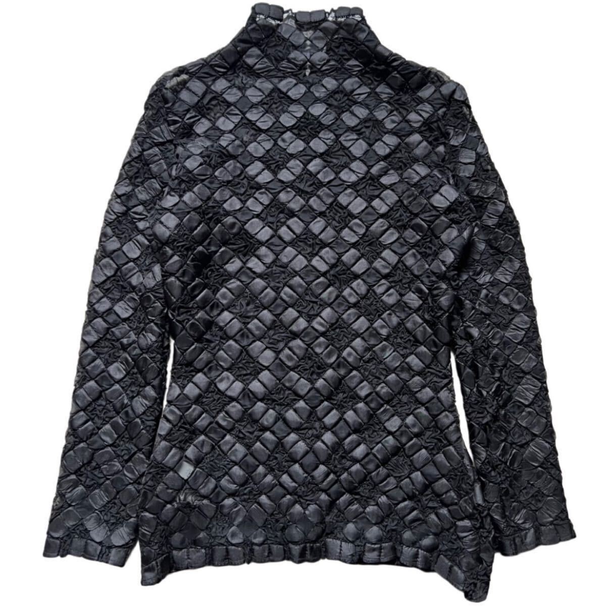 Rare 90s YOSHIKI HISHINUMA pleats shirt Japanese label