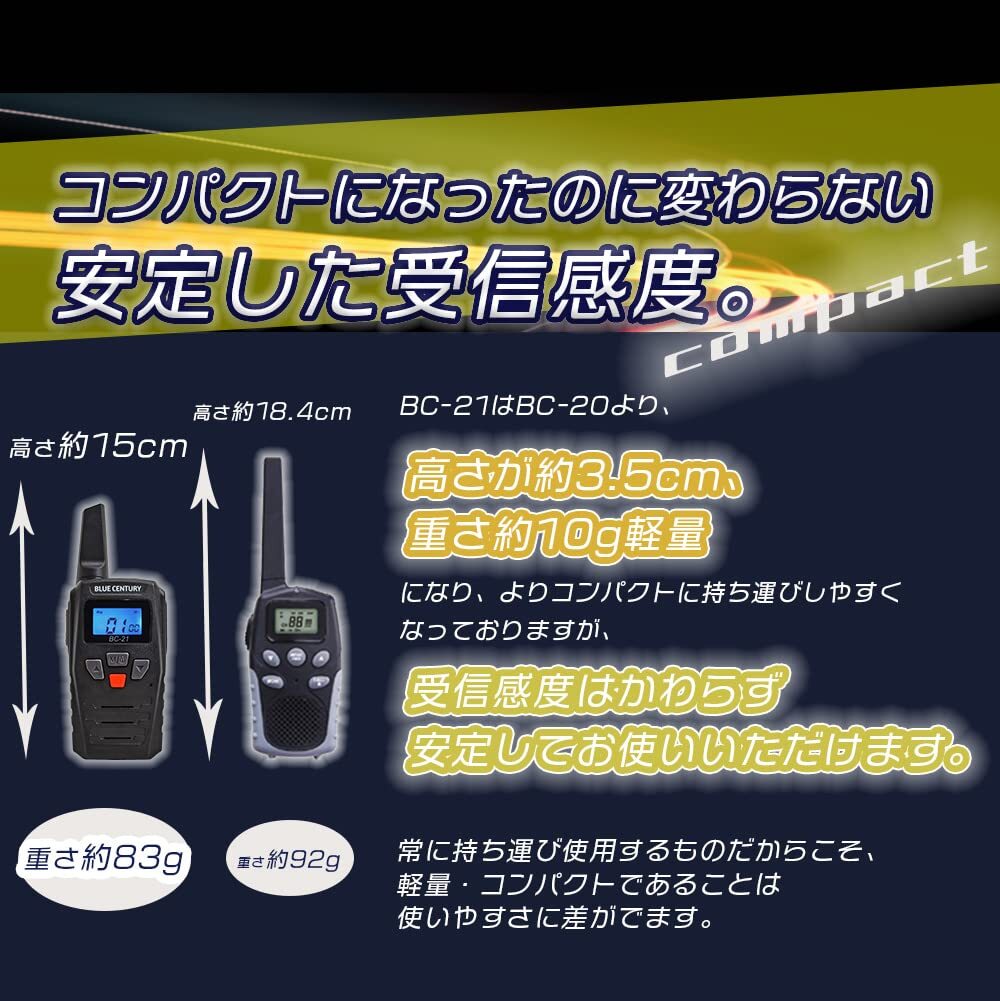 2台セット 小電力トランシーバー 総務省技術基準適合 トランシーバー 2台セット 小電力トランシーバー 総務省技術基準適合 トランシーバー