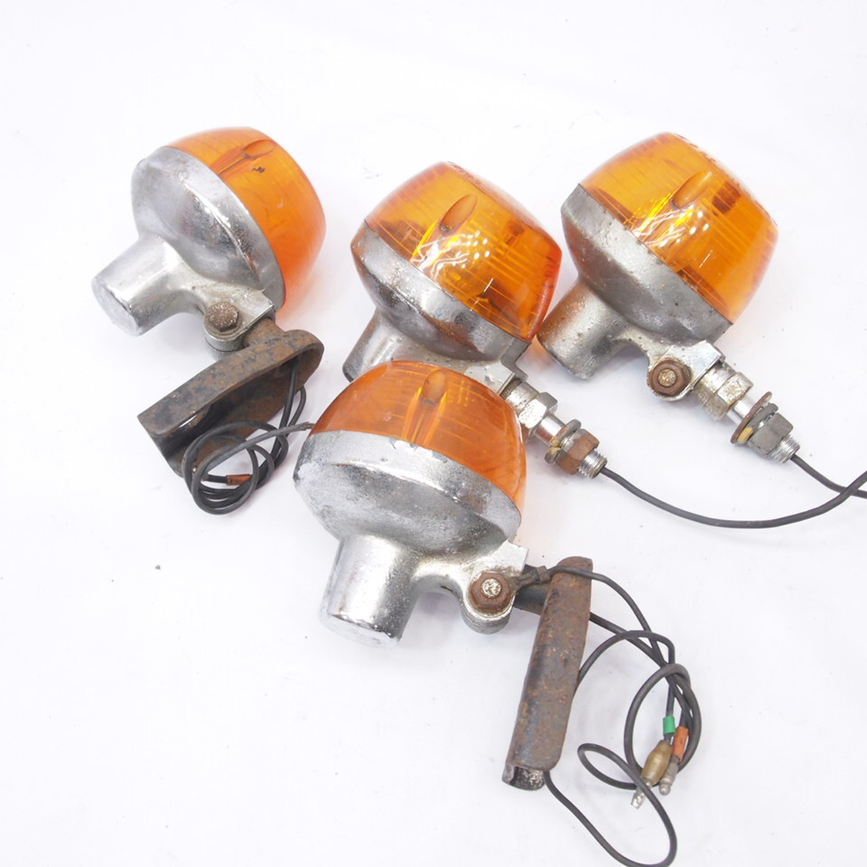  трещина нет! Dream CB450K CB450K1-1012 оригинальный указатель поворота для одной машины 65-67 год передний задний старый машина восстановление 