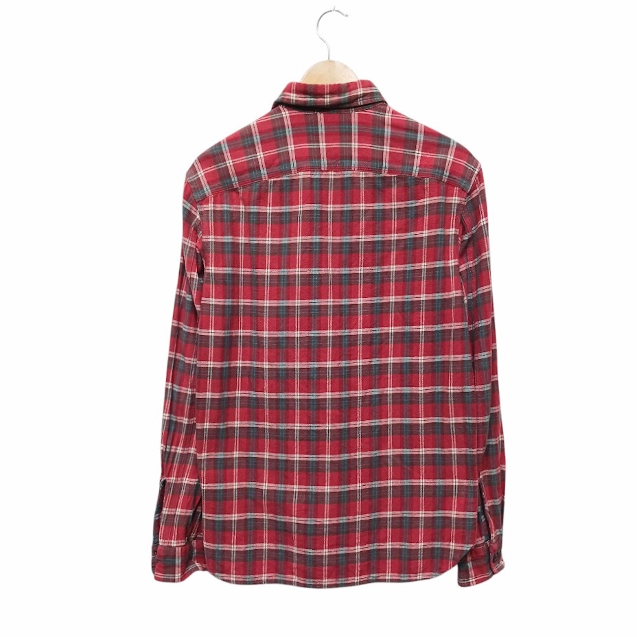 RRL Ralph Lauren Matlock West Sport Shirt ダブルアールエル 長(zhǎng)袖シャツ レッド チェック 0200011734