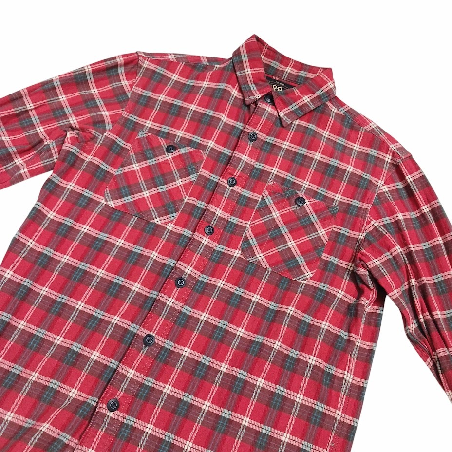 RRL Ralph Lauren Matlock West Sport Shirt ダブルアールエル 長(zhǎng)袖シャツ レッド チェック 0200011734