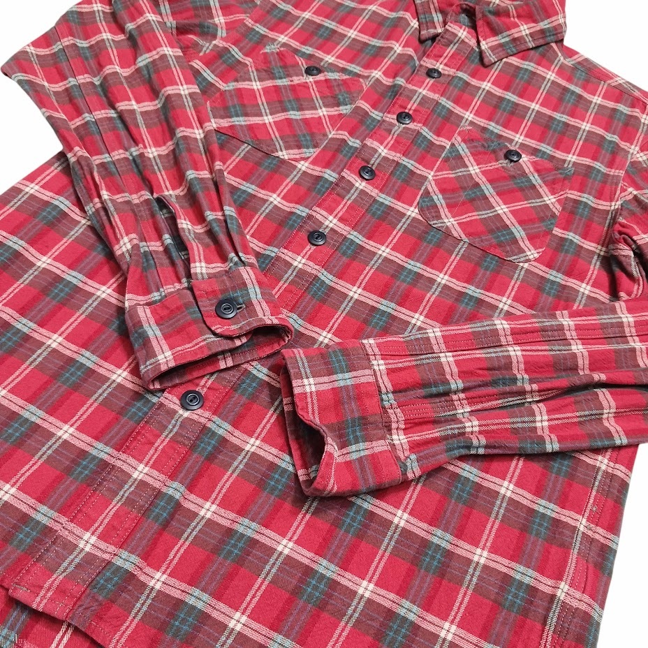 RRL Ralph Lauren Matlock West Sport Shirt ダブルアールエル 長(zhǎng)袖シャツ レッド チェック 0200011734