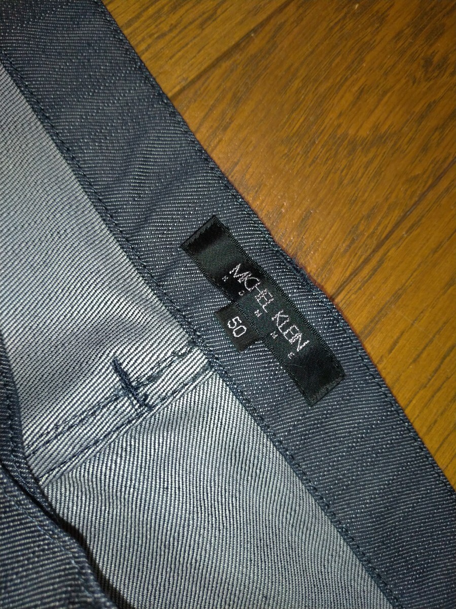 MK HOMME ミッシェルクラン オム テーパードパンツ　 デニム パンツ ジーンズ メンズ　希少の大きめサイズ５０