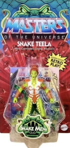 マテル マスターズオブザユニバース スネーク ティーラ フィギュア ヒーマン MATTEL MASTERS OF THE UNIVERSE SNAKE TEELA MOTU