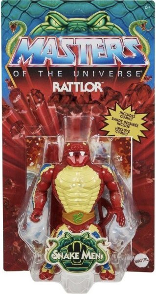 マテル マスターズオブザユニバース ラトラー フィギュア ヒーマン MATTEL MASTERS OF THE UNIVERSE RATTLOR MOTU RISE OF THE SNAKE MEN
