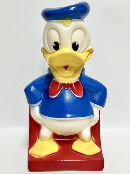 70's プレイパル ディズニー ドナルドダック ソフビ バンク 貯金箱 PLAY PAL Disney Donald Duck vintage ビンテージ ヴィンテージ