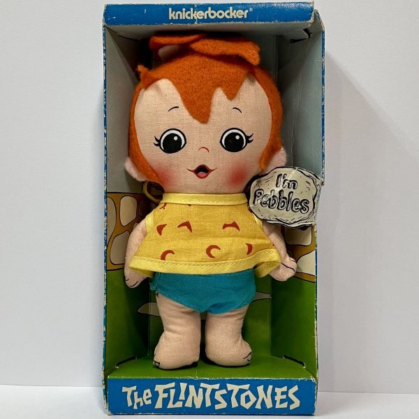 1972 Knickerbocker 原始家族 フリントストーン ペブルス クロスドール ぬいぐるみ The Flintstones ビンテージ ハンナバーベラ
