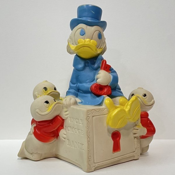 60's DELL ディズニー ドナルドダック スクルージ ヒューイ デューイ ルーイ ソフビ ラバードール Disney Scrooge McDuck vintage
