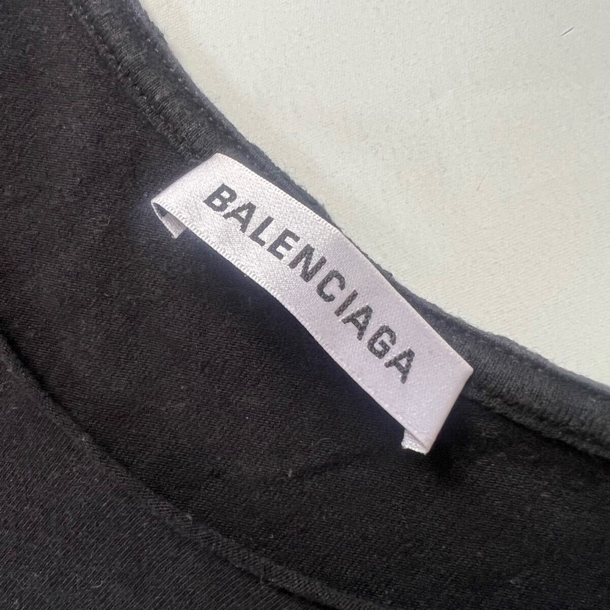 BALENCIAGA バレンシアガ ロゴ刺繍 Tシャツ メンズ カラフル 黒 BALENCIAGA バレンシアガ ロゴ刺繍 Tシャツ メンズ カラフル 黒