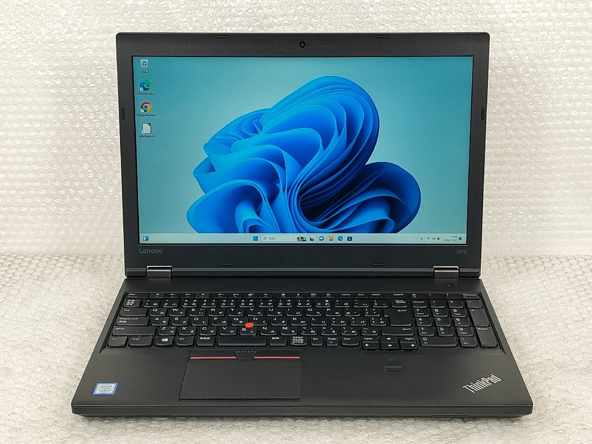 ●●Lenovo Thinkpad L570 / i3-7100U / 8GBメモリ / 500GB HDD / 15.6型 / Windows 11 Pro【 ノートパソコンITS JAPAN 】