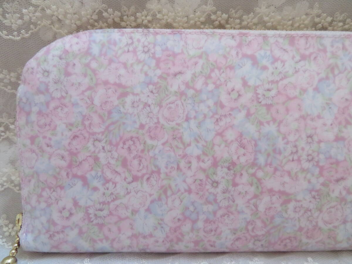 チャイブ　ペールカラーコレクション　メルシー限定色　リバティ　長財布　ハンドメイド_画像2