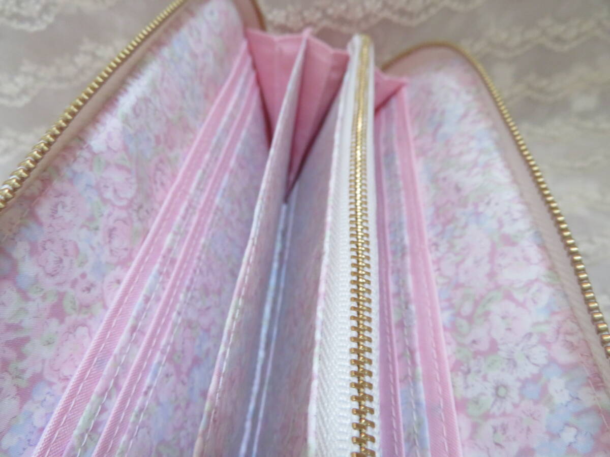 チャイブ　ペールカラーコレクション　メルシー限定色　リバティ　長財布　ハンドメイド_画像4