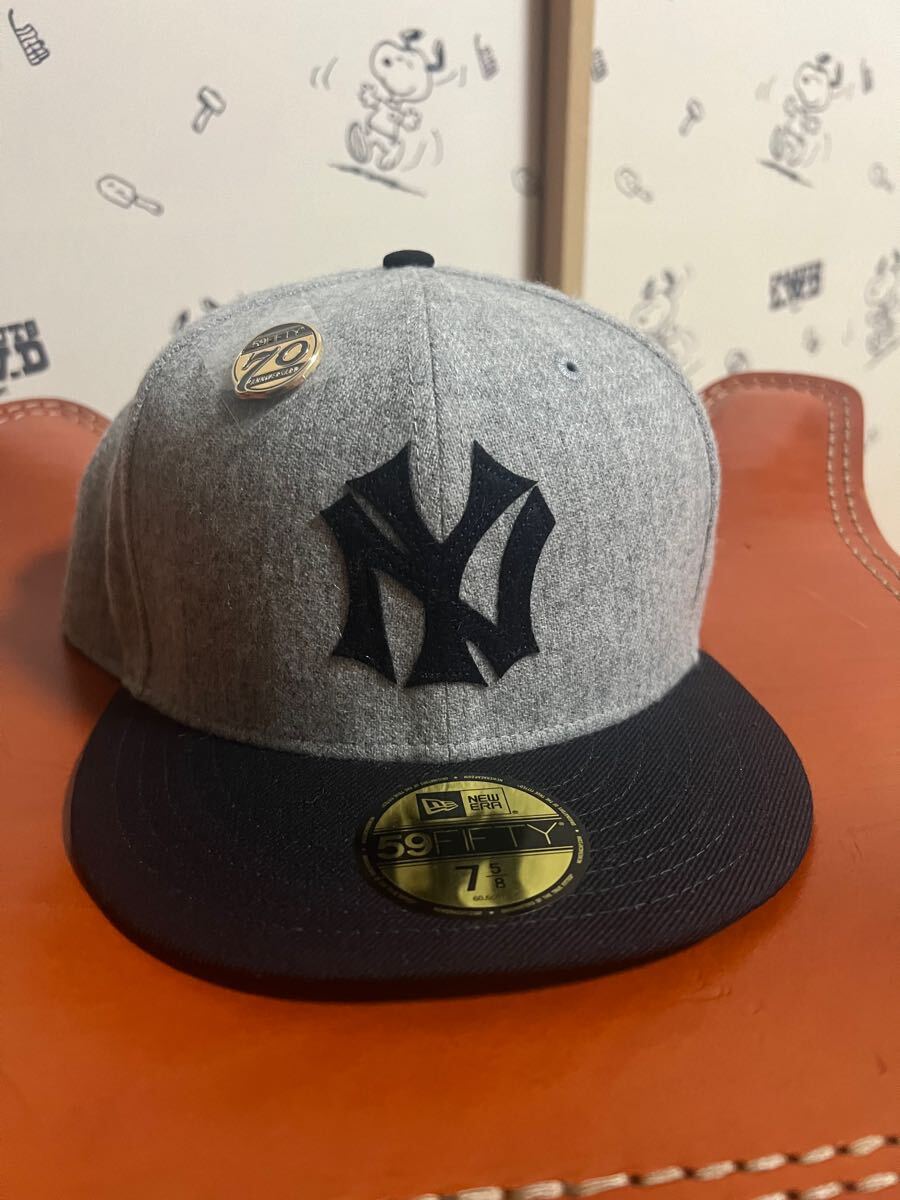 新品 ニューエラ 70周年59FIFTY ヤンキース 7 5/8 New Era 新品 ニューエラ 70周年59FIFTY ヤンキース 7 5/8 New Era