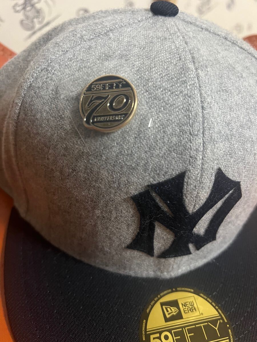 新品 ニューエラ 70周年59FIFTY ヤンキース 7 5/8 New Era 新品 ニューエラ 70周年59FIFTY ヤンキース 7 5/8 New Era