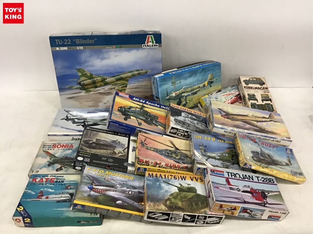 1円〜 同梱不可 ジャンク イタレリ等 1/72 P-51D マスタング 1/48 マッキ C.202 フォルゴーレ イタリア共同交戦空軍 他