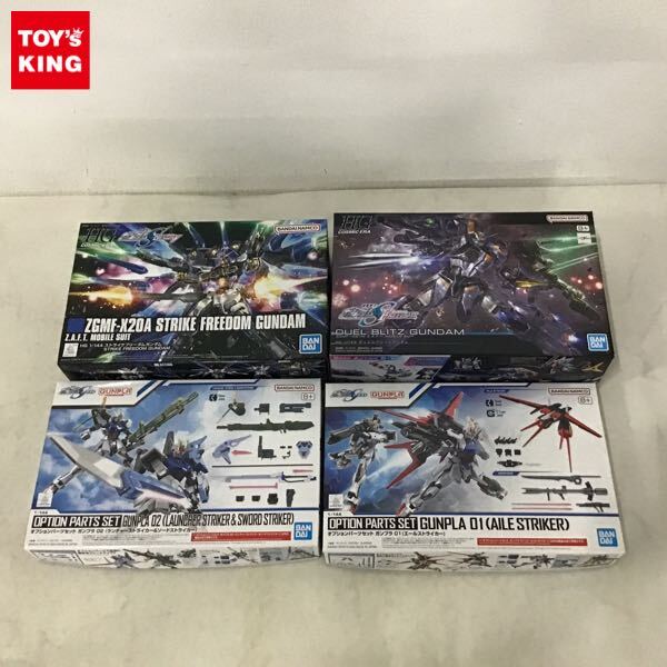1円〜 HG他 1/144 デュエルブリッツガンダム、ストライク