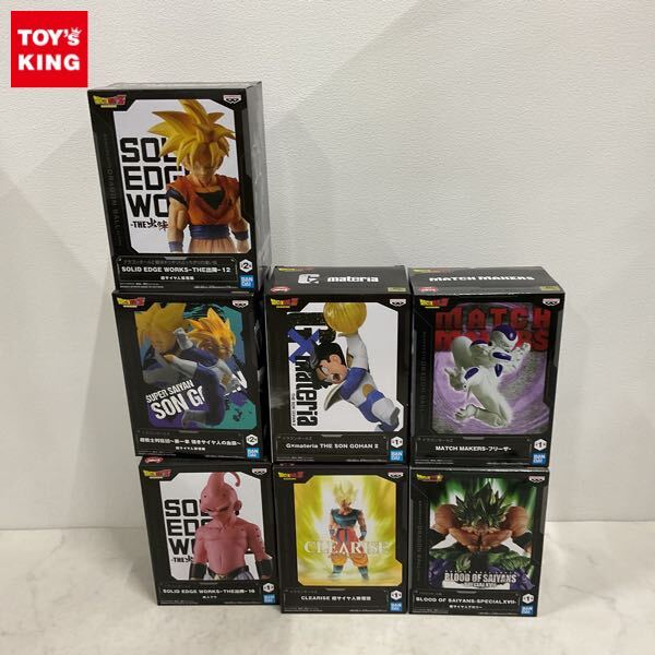 1円〜 未開封 BANDAI SPIRITSドラゴンボールZ銀河ギリギリ!!ぶっちぎりの凄い奴SOLID EDGE WORKS THE出陣 超サイヤ人孫悟飯 B 他