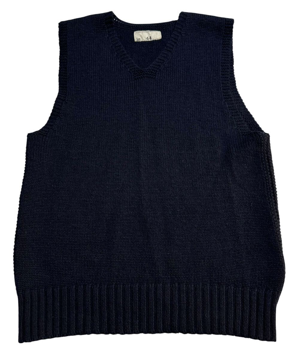 TENDERLOIN T-REDCROSS テンダーロイン ニットベスト ネイビー 44