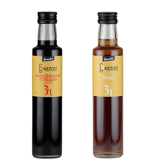 有機 バルサミコ酢(赤) 2年熟成＆ホワイトバルサミコ酢(各250ml)★オーガニック★無添加・酸化防止剤不使用★究極のバイオダイナミック農法
