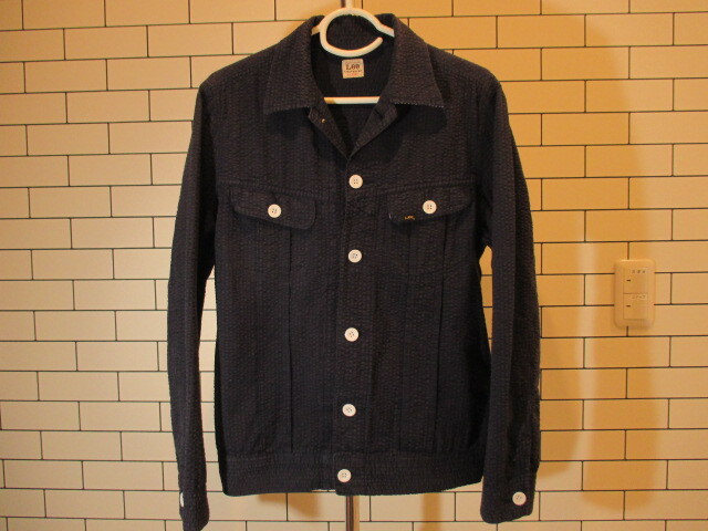 LEE×SHIPS WESTERNER 縮緬生地 101-J デニムジャケット ジージャン コットン ちりめん リー シップス ヴィンテージスタイル ガレージ