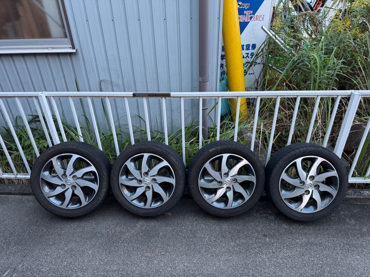 【送料無料】スズキ パレットSW純正ホイール 4本セット 165/55r14 中古品