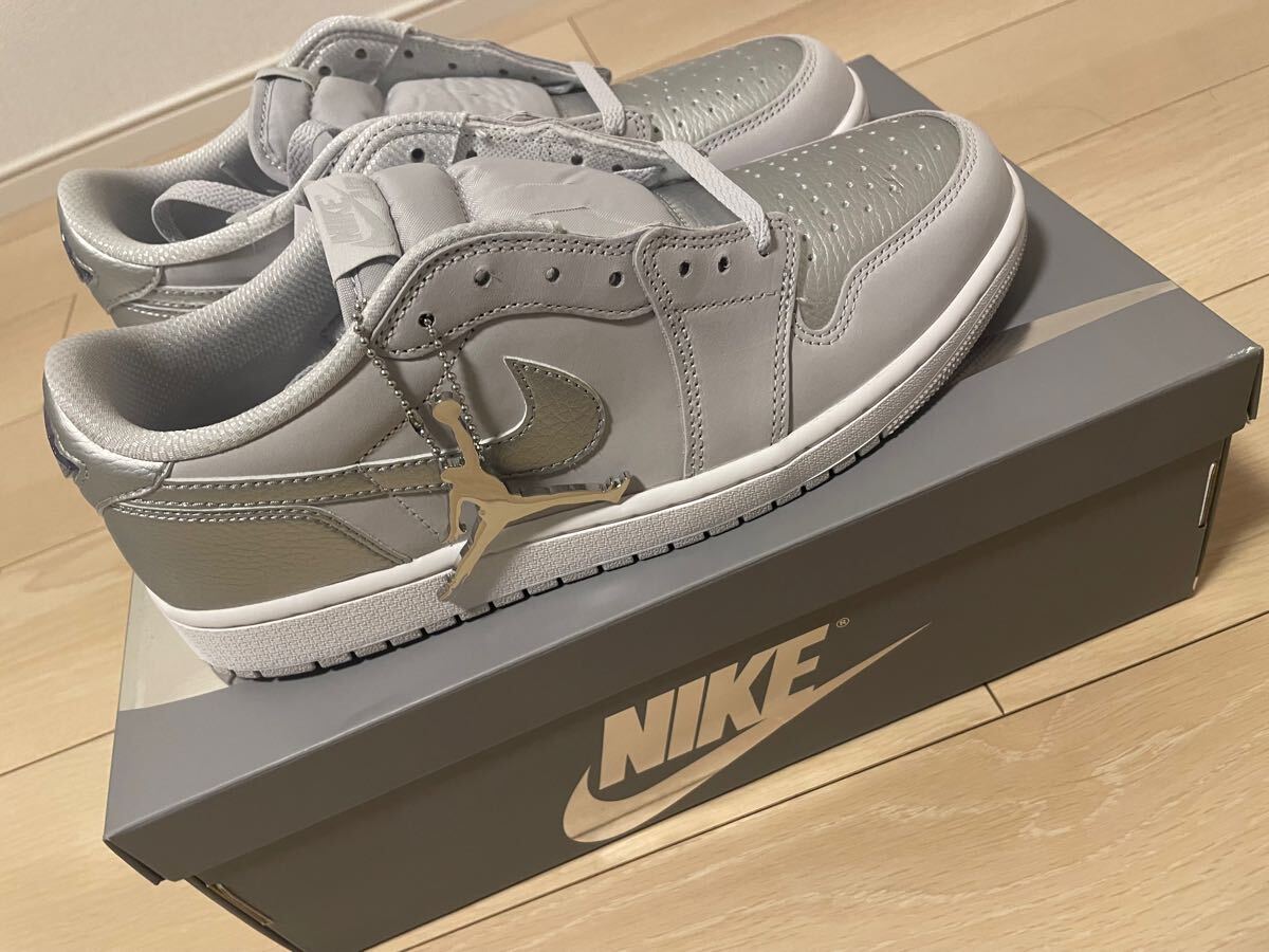 エアジョーダン1 レトロ LOW シルバー 28cm NIKE ナイキ
