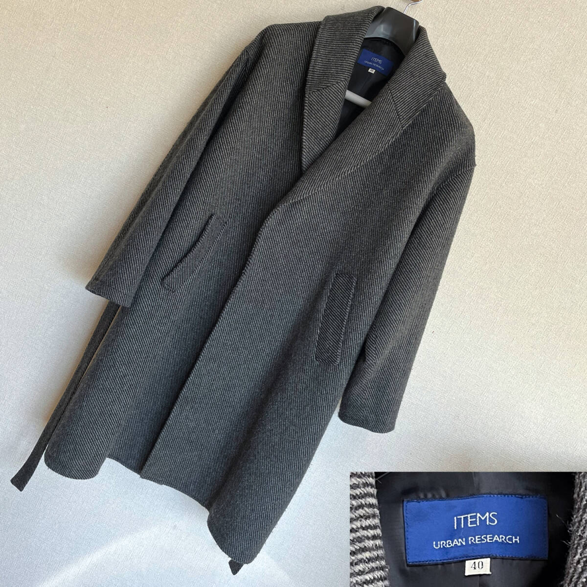 アーバンリサーチ / ITEMS URBANRESEARCH ヘチマカラー コート クリーニング済