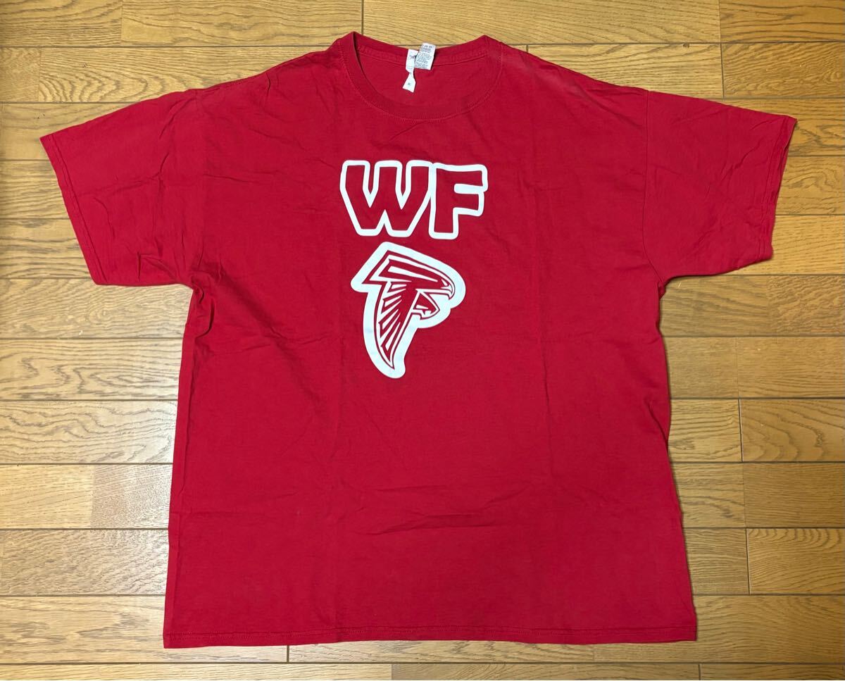 NFL ATLANTA FALCONS MEN’S SHORT SLEEVE T-SHIRTS size-XL(着丈72身幅61) 中古 送料無料 NCNR