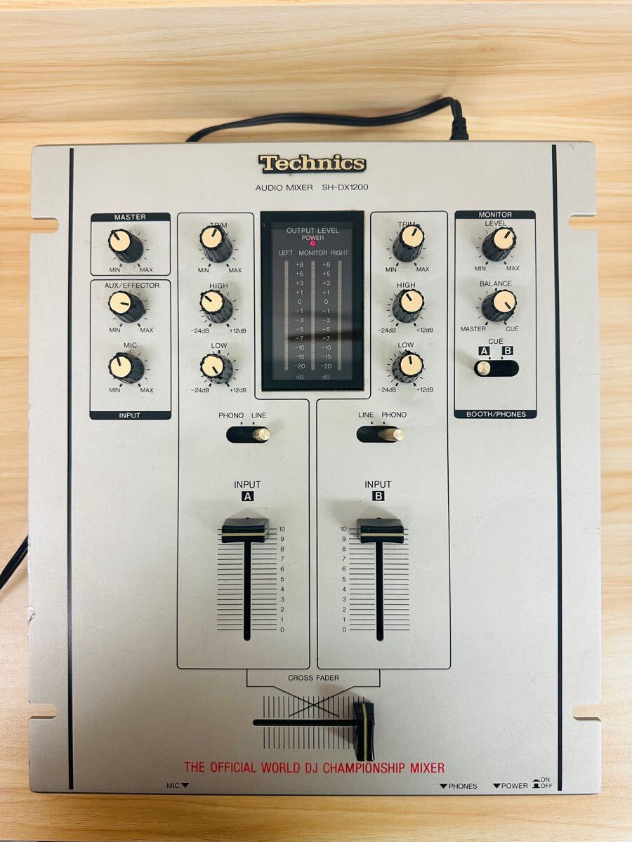 う*す様 Technics DJミキサー SH-DX1200 通電 動作品 Yahoo!オークション - Technics テクニクス DJミキサー SH
